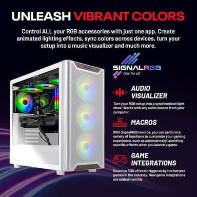 Skytech Gaming Chronos 3 Desktop PC, Ryzen 7 7700X 4.5 GHz (5.4GHz), NVIDIA RTX 5070 12GB, 1TB NVMe SSD, 32GB DDR5 RAM 5600 RGB, 850W Gold PSU, 360mm ARGB AIO, Wi-Fi, Win 11 - Image 5