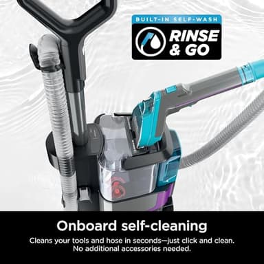 Shark EX300 CarpetXpert HairPro with StainStriker Technology Upright Vacuum, Built-in Spot & Stain Eliminator, Perfect for Pets & Hair Removal, 3 Cleaning Tools, Cleaning Solution (Renewed) - Image 7