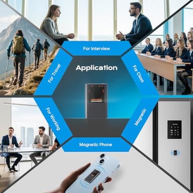 Magnetic Voice Activated Recorder - (7000 Hours) Voice Recorder with DSP 5.0-AI Noise Cancellation - 64GB Portable Recording Device, Voice Recorder with Playback for Work, Meetings, Lectures - Image 7