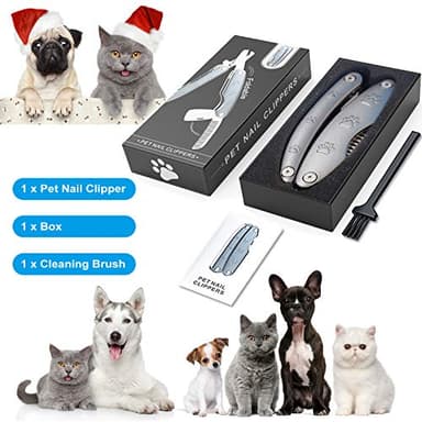 Dog Nail Trimmers for Sensitive Dog, Sharpest Quiet Smoothest Dog Nail Clipper for X Large Medium Small Size Breed, Heavy Duty Metal Dog Toenail Clippers for All Dogs with Thick Toenail - Image 6