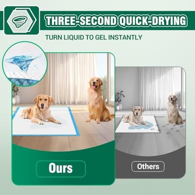 IMMCUTE Dog Pee Pads Extra Large, 36" x 44", 30 Ct, Jumbo-Size Pee Pads for Dogs, Thicken Puppy Pads XL Pet Training Pads, Super Absorbent & Leak-Proof Potty Pads for Dogs - Image 4