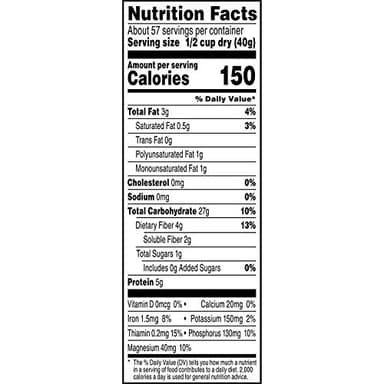 Quaker Quick 1-Minute Oatmeal, Non GMO Project Verified, 2.5 Pound (Pack of 2) - Image 8