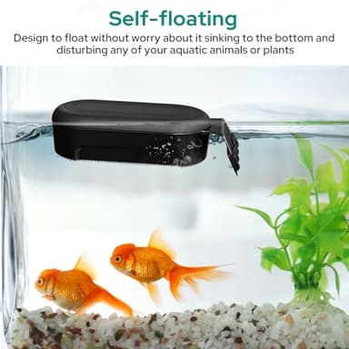 KEDSUM Aquarium Glass Cleaner, Fish Tank Glass Cleaner Algae Scraper Brush, Floating Magnet Cleaning Scrubber Tool with Handle Design - Image 7