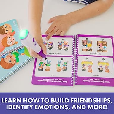 Educational Insights Hot Dots Feelings & Friendships Social Emotional Learning Workbooks, Gift for Kids Ages 3+ - Image 3