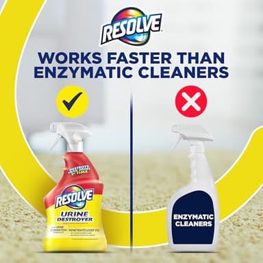 Resolve Urine Destroyer Spray – Pet Stain and Odor Remover, Carpet Cleaner Solution for Cat and Dog Urine, 32 Fl Oz - Image 7