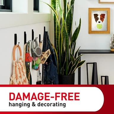 Command Damage Free Hanging Strips for Large Wall Hooks, Removable Adhesive, No Tools, 20 White Strips - Image 6