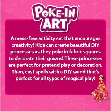 Skillmatics Poke-in Art - Magical Princesses, Mess-Free Fun for Kids, DIY Wood Craft Kits, Creative Activity, Gifts for Girls & Boys Ages 4, 5, 6, 7, 8, 9 - Image 9