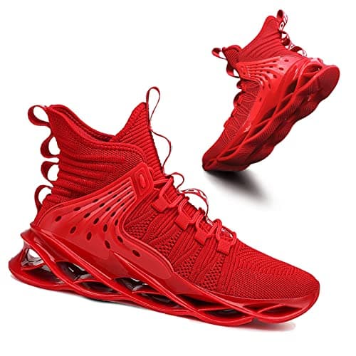Hello MrLin Men's Running Shoes Non Slip Athletic Tennis Walking Blade Type Sneakers Hip Hop - Image 1