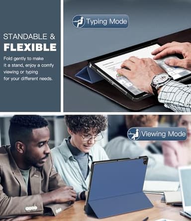 TiMOVO Case for Samsung Galaxy Tab A9+/A9 Plus 11 Inch 2023, Slim Lightweight Stand Hard Back Shell Protective Cover for Galaxy Tab A9+ Tablet SM-X210/X216/X218, Auto Wake/Sleep, Navy Blue - Image 4