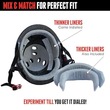 Triple Eight Certified Sweatsaver Helmet for Skateboarding, BMX, Roller Derby, Roller Skating, Inline Skating, Scooter and Bike - Image 4