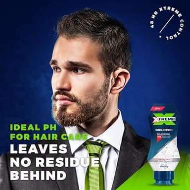 Xtreme Gel Seduction Styling Hair Gel For Men With Aloe Vera and 48-Hours Control, 9.18 oz (Pack of 18) - Image 5