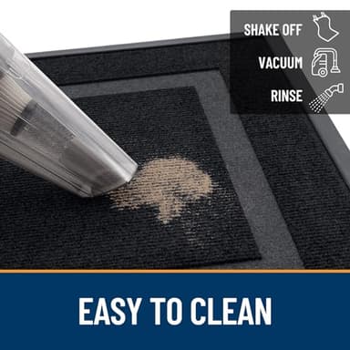 OLANLY Front Door Mat Indoor Outdoor Entrance, Waterproof All-Season, All-Weather Doormat, Sturdy Natural Rubber, Fade Resistant, Low Profile, Easy Clean Patio Porch Entryway Mat, 36x24, Black - Image 7