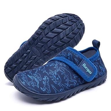 Racqua Baby Water Shoes Boys Barefoot Quick Dry Swim Pool Beach Aqua Sport Shoes Surfing Boating Lightweight Shoes Infant Dinosaur 18-24Months - Image 3
