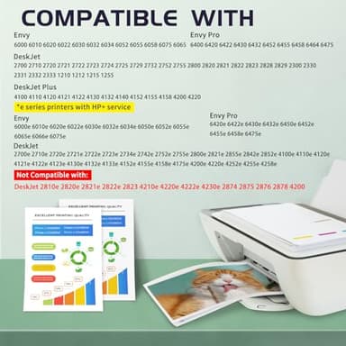 ZIPRINT 67XL Ink Cartridges Black Color Combo Pack Remanufactured for Hp Printer Ink Hp 67 for DeskJet 2700 2700e 2755 2755e 4155e 4100 for Envy 6000 6055e 6400 6455e Printer - Image 2