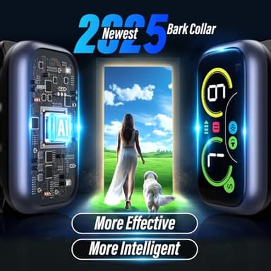 Dog Bark Collar, Smart Barking Collar with 4 Modes, 7 Adjustable Sensitivity for Barking Howling Whining, Automatic Anti Barking Device for Large Medium Small Dogs IP67 Waterproof for Indoor & Outdoor - Image 2