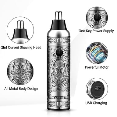 GSKY Professional Hair Clippers, Men's Beard Trimmer & Grooming Kit with Electric Razor, Clippers & Trimmers Set, Hair Cutting Machines - Image 4