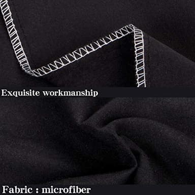 NTBAY Queen Pillowcase Set - 4 Pack Brushed Microfiber 20x30 Pillowcases - Soft, Wrinkle-Free, Fade-Resistant, Stain-Resistant, Black Pillowcases with Envelope Closure - 20x30 Inches, Black - Image 2