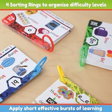 THE BAMBINO TREE Phonics Flash Cards - Learn to Read in 20 Phonic Stages - Education for Kids Ages 4-8 Kindergarten 1st 2nd Grade - Image 7