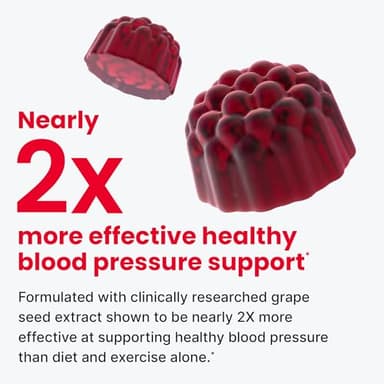 HumanN SuperBeets Heart Gummies - Beet Gummy with Energy Support, Grape Seed Extract & Beetroot Powder, Sugar Free - Pomegranate Berry Flavor, 60 Count - Image 4