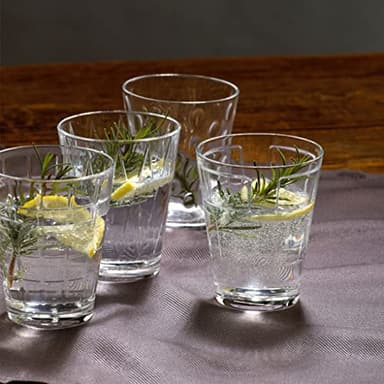 Villeroy & Boch Dressed Up Assorted Design Tumblers (Set of 4), 10.5 oz Capacity, Clear - Image 2