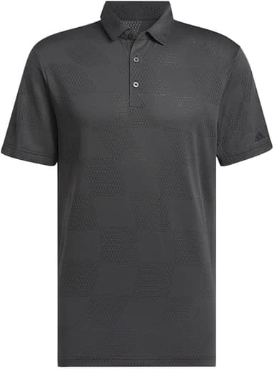 Adidas Mens Ultimate365 Textured Jacquard Polo Shirt - Image 1