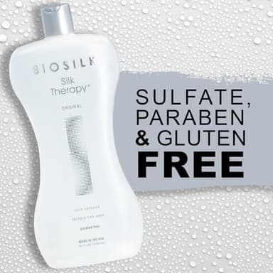 BioSilk Silk Therapy Original, Reconstructing Treatment For Adding Shine & Helping Prevent Split Ends, Sulfate, Paraben, & Cruelty-Free, 34 Oz - Image 7