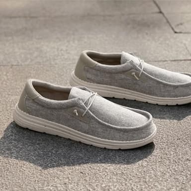 Bruno Marc Men's Casual Slip-on Loafers Stretch Shoes,Size 12,Beige,BLS211 - Image 2