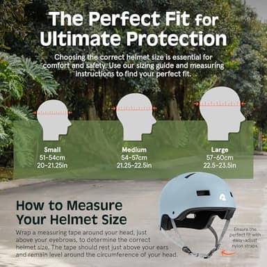 Retrospec Dakota Bicycle / Skateboard Helmet for Adults - Commuter, Bike, Skate, Scooter, Longboard & Incline Skating - Highly Protective & Premium Ventilation- Large - Matte Navy - Image 5