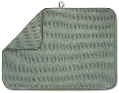 Bellemain XXL Dish Mat 24" x 17" ( LARGEST MAT ) Microfiber Dish Drying Mat , Super absorbent ( Green ) - Image 1