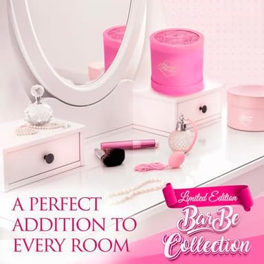 GLAMOUR BOUTIQUE Flower Forever Gift Box 12 Real Preserved Roses in Round Velvet White Box, Handmade, Rose Petals, Birthday, Marriage, Anniversary, Graduation - Velvet Pink - Image 7