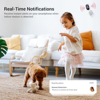 SpinLens Wireless Outdoor Security Camera, Indoor Rechargeable Surveillance for Home, Night Vision, Motion Detection, 2-Way Audio, Cloud Storage, 2.4g WiFi - Image 2