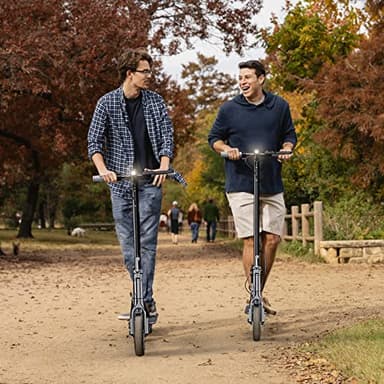 NAVIC T5 Electric Scooter Adult, 350W,Max Speed 19Mph, Long Range 22Miles, Foldable E-Scooter for Adults, Escooter Adults with App Control, Dual Braking - Image 9