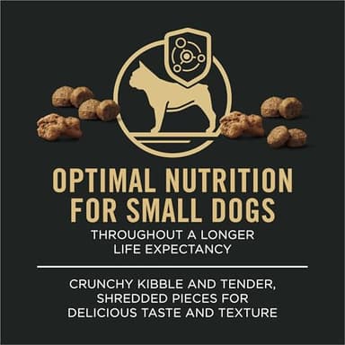 Purina Pro Plan Small Breed Dog Food With Probiotics for Dogs, Shredded Blend Chicken & Rice Formula - 6 lb. Bag - Image 2