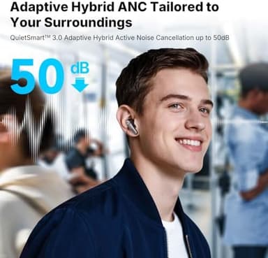 EarFun Air Pro 4+ Adaptive Noise Cancelling Wireless Earbuds, Qualcomm aptX Lossless, Dual Drivers, Translation Earbuds, Snapdragon Sound, 6 Mics AI Clear Calls, Hi-Res Sound, LDAC, Bluetooth 6.0, 54H - Image 5