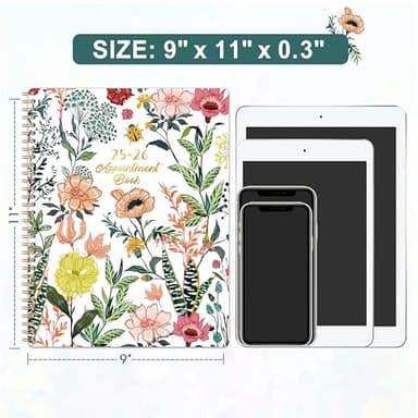 2025-2026 Appointment Book/Planner - 2025-2026 Daily Hourly Planner, Jul 2025 - Jun 2026, Weekly Appointment Book, 8.5" x 11", 30-Minute Interval, Lay-Flat, Ample Space with Notes ＆ To-Do Lists - Image 9