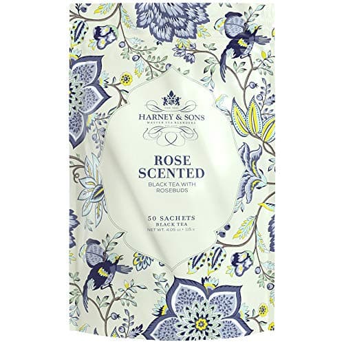 Harney & Sons Bag of Sachets Black Tea w/Rosebuds, 50 Count - Image 1