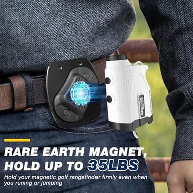 Magnetic Belt Clip & Clip-on Tape Measure Holster, Portable Tool HolderDesigned for Climbing Activities to Hold Tools Like Tape Measure, Nails, Screws, Wrenches - Image 5