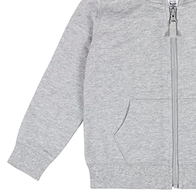 Gerber Baby Boy's Zip Up Hoodie, Heather Gray - Image 7