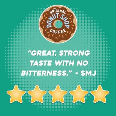 The Original Donut Shop Dark Keurig Single-Serve K-Cup Pods, Dark Roast Coffee, 60 Count, (6 Packs of 10) - Image 7