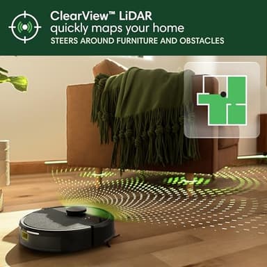 iRobot Roomba 104 Vac Robot Vacuum - Amazon Exclusive, Easy to use, Intense Power-Lifting Suction, LiDAR Navigation, Multi-Surface Cleaning, Cleans in Neat Rows, Self-Charging - Image 5