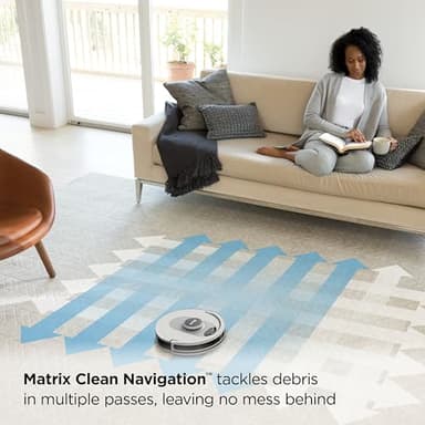 Shark AI Ultra Voice Control Robot Vacuum with Matrix Clean Navigation, Home Mapping, 60-Day Capacity, XL Self-Empty Base for Homes with Pets, Carpet & Hard Floors, Cool Grey - Image 2