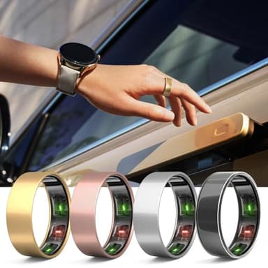 sylacor Ring Cover Compatible with Oura Ring Gen 4/Oura Gen 3, Durable Scratch-Resistant TPU Protecter for Women Men for Gym and Working Out (Gold+Silver+Rosegold, Size 8) - Image 7