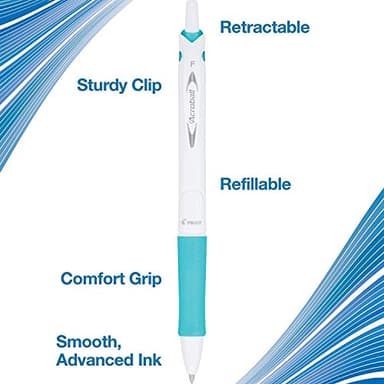 PILOT Acroball PureWhite Retractable Ballpoint - Image 4
