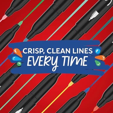 Sharpie Creative Markers Variety Pack, Water-Based Acrylic Paint Markers, Assorted Tips and Colors, 36 Count - Image 5