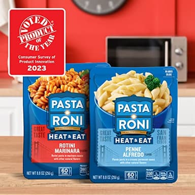 Pasta Roni Heat & Eat, 2 Flavor Variety Pack, 8.8oz Pouches, (6 Pack) - Image 3