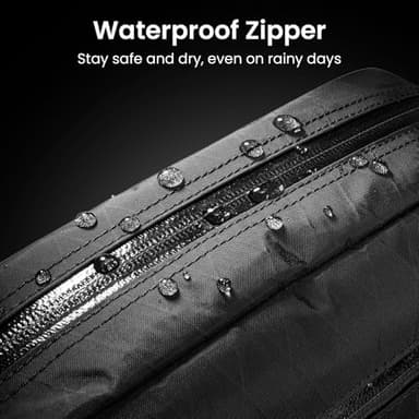 tomtoc 1.5L X-Pac Sling Bag with RFID Blocking, Crossbody Bag Minimalist Chest Shoulder Pack for Men/Women, Water-resistant Lightweight Casual Funny Pack for Travel, Daily Commute - Image 8