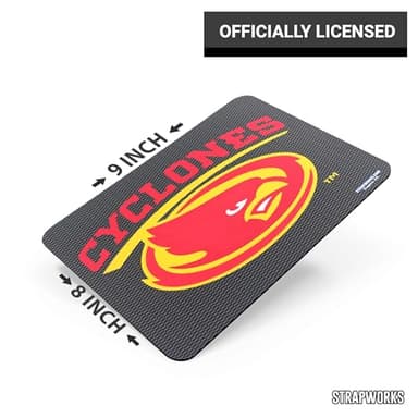 Iowa State University Mouse Pad, Cyclones Collegiate Team Gear, Carbon Cyclones - Image 5