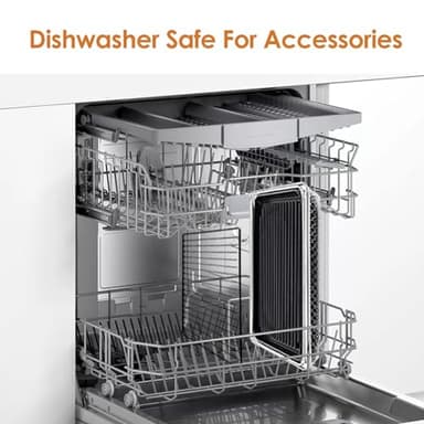 NUWAVE Bravo XL Air Fryer Convection Toaster Oven Countertop, 112-in-1 Smart Grill Combo with Original Flavors & Marks, Adjustable Heating Zones for Pizza, Roast, Bake, 50-500°F, Stainless Steel, 30QT - Image 8