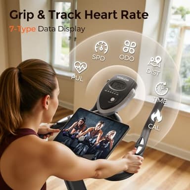 YOSUDA Exercise Bike, Brake Pad Stationary Bike for Home with Exclusive App, Magnetic Indoor Cycling Bike with 300 lb Weight Capacity, Low Noise, Tablet Holder and Fitness Courses for Weight Loss - Image 8