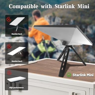 Starlink Mini Mount,starlink Mini Tripod,Comes with Starlink Mini Tripod Adapter, A Four-Position Height-Adjustable Tripod That You Can Take with You Anywhere! - Image 2